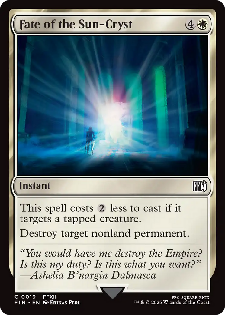 Fate of the Sun-Cryst - Foil