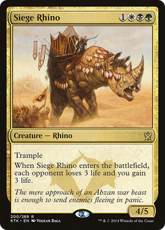 Siege Rhino - Foil