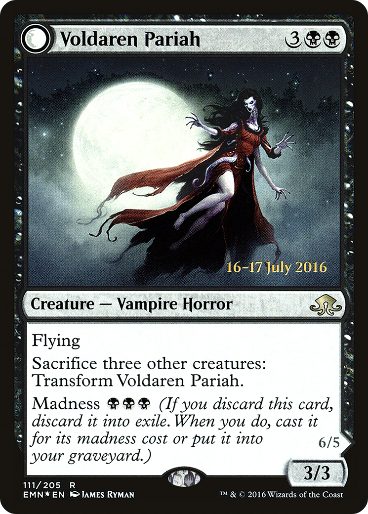 Voldaren Pariah // Abolisher of Bloodlines (111) (Prerelease) (PEMN) - Foil