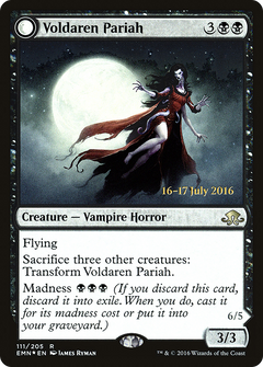Voldaren Pariah // Abolisher of Bloodlines (111) (Prerelease) (PEMN) - Foil