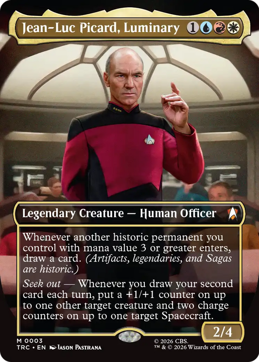 Jean-Luc Picard, Luminary (0003) (Borderless) (TRC) - Foil