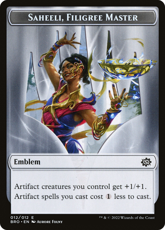 Saheeli, Filigree Master Emblem (012)