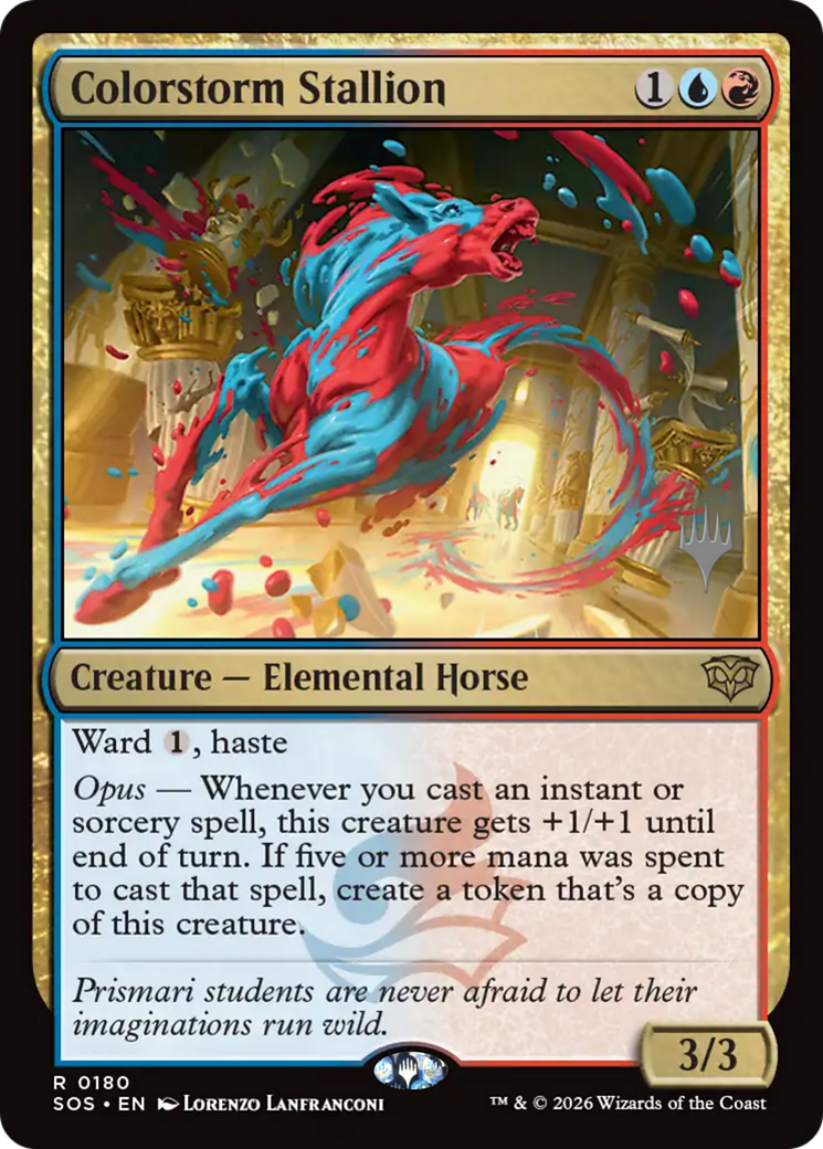 Colorstorm Stallion (0180) (Promo Pack) (PSOS) - Foil