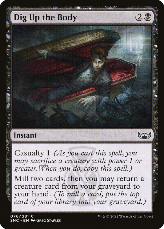 Dig Up the Body - Foil