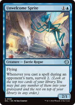 Unwelcome Sprite (0081) (ECL) - Foil