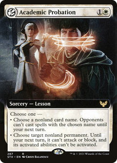 Academic Probation (287) (Extended Art) - Foil