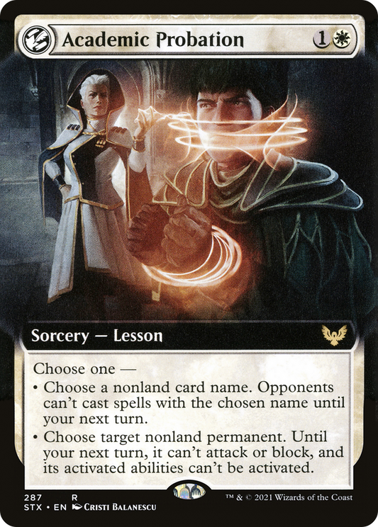 Academic Probation (287) (Extended Art) - Foil