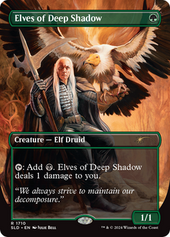 Elves of Deep Shadow (1710) (Borderless) - Rainbow Foil