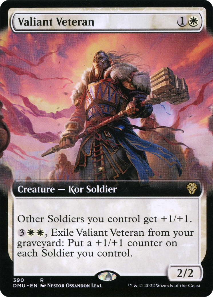 Valiant Veteran (390) (Extended Art)
