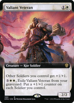Valiant Veteran (390) (Extended Art)