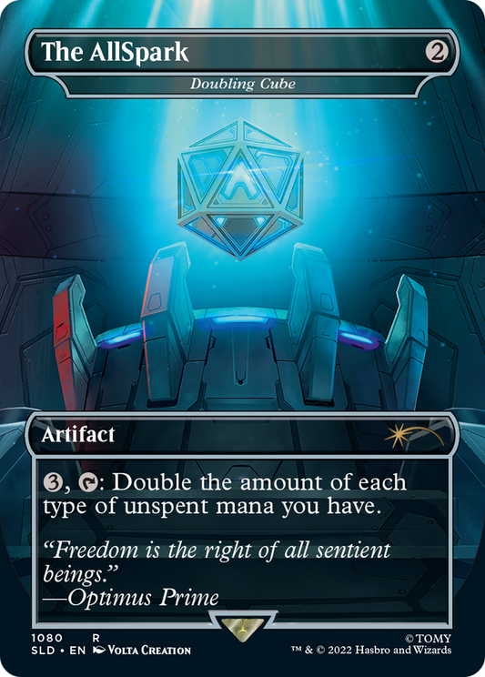 The AllSpark [Doubling Cube] (1080) (Borderless) (Reversible) (SLD) - Foil