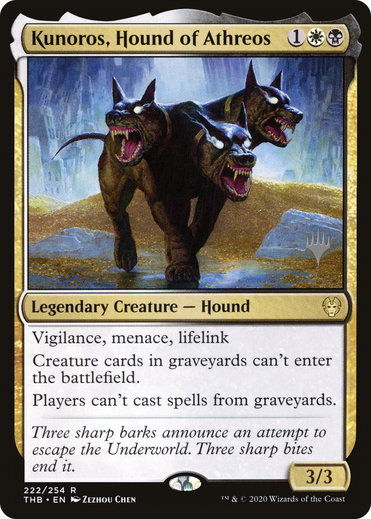 Kunoros, Hound of Athreos (222) (Promo Pack) - Foil