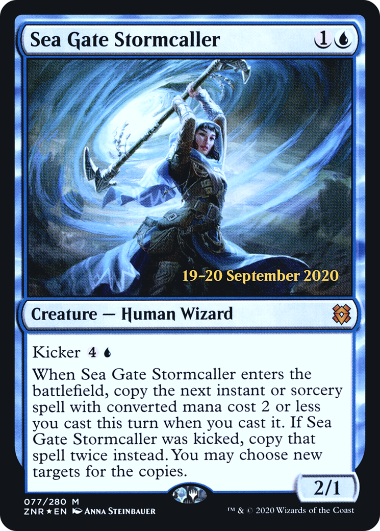 Sea Gate Stormcaller (077) (Prerelease) - Foil