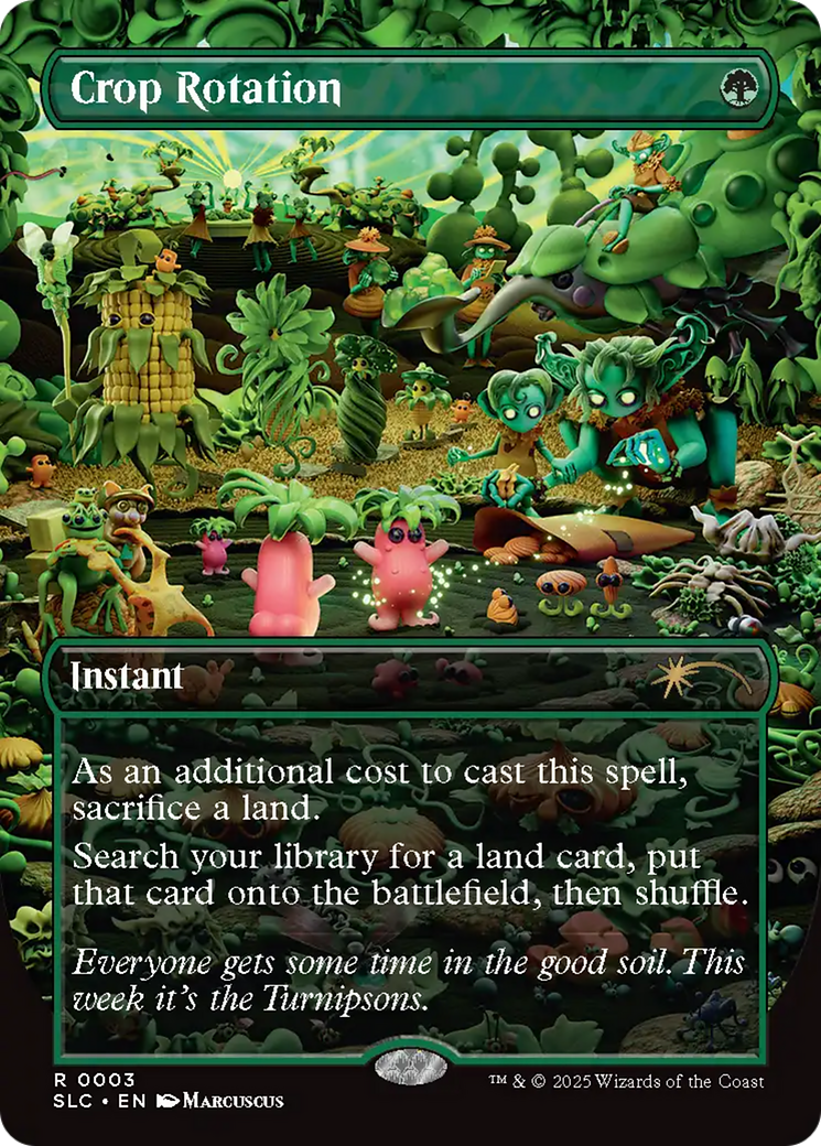 Crop Rotation (0030) (Borderless) - Halo Foil slc