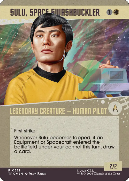 Sulu, Space Swashbuckler (0531) (Showcase) (TRK) - Surge Foil