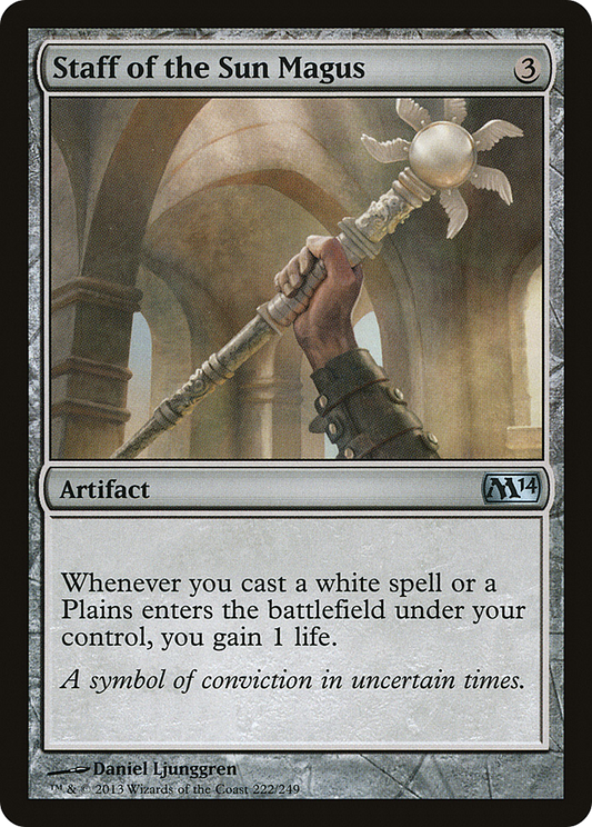 Staff of the Sun Magus - Foil