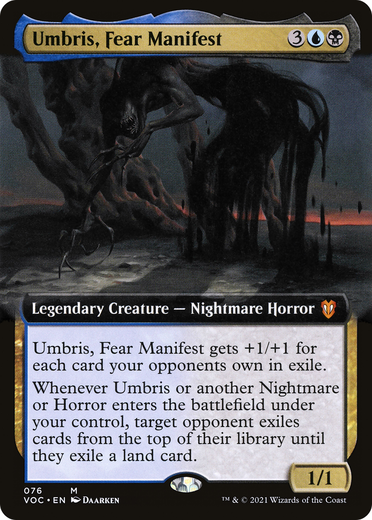 Umbris, Fear Manifest (076) (Extended Art)