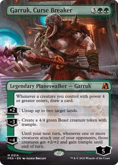 Garruk, Curse Breaker (0314) (Borderless) (FRA) - Foil