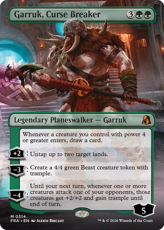 Garruk, Curse Breaker (0314) (Borderless) (FRA)