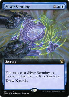 Silver Scrutiny (395) (Extended Art) - Foil