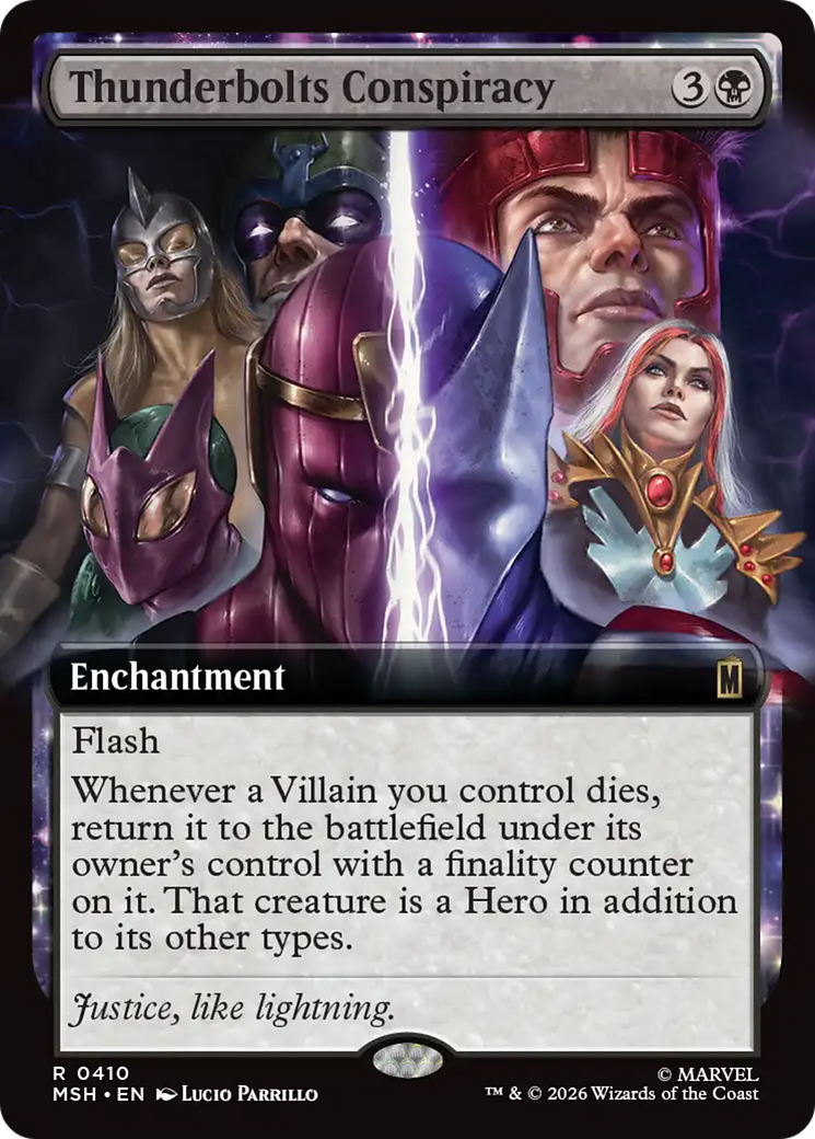 Thunderbolts Conspiracy (0410) (Extended Art) (MSH) - Foil