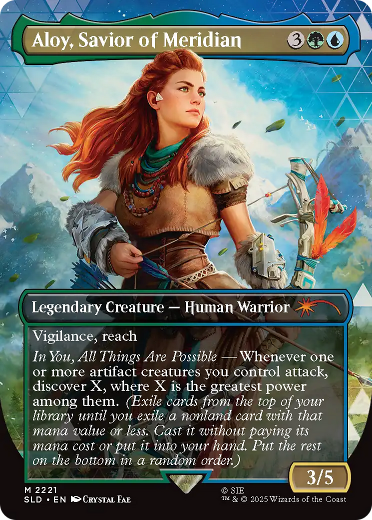 Aloy, Savior of Meridian (2221) (Borderless) - Foil sld
