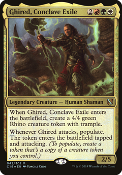 Ghired, Conclave Exile (Oversized) - Foil