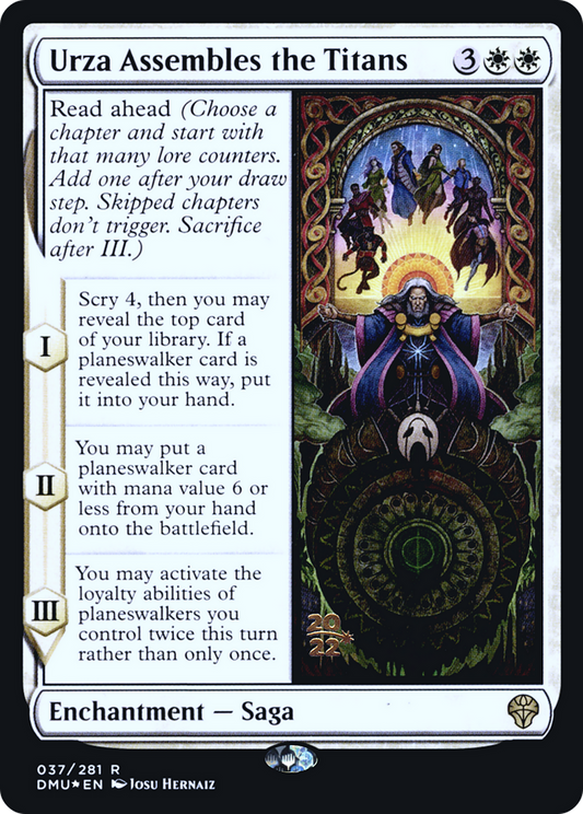 Urza Assembles the Titans (037) (Prerelease) - Foil