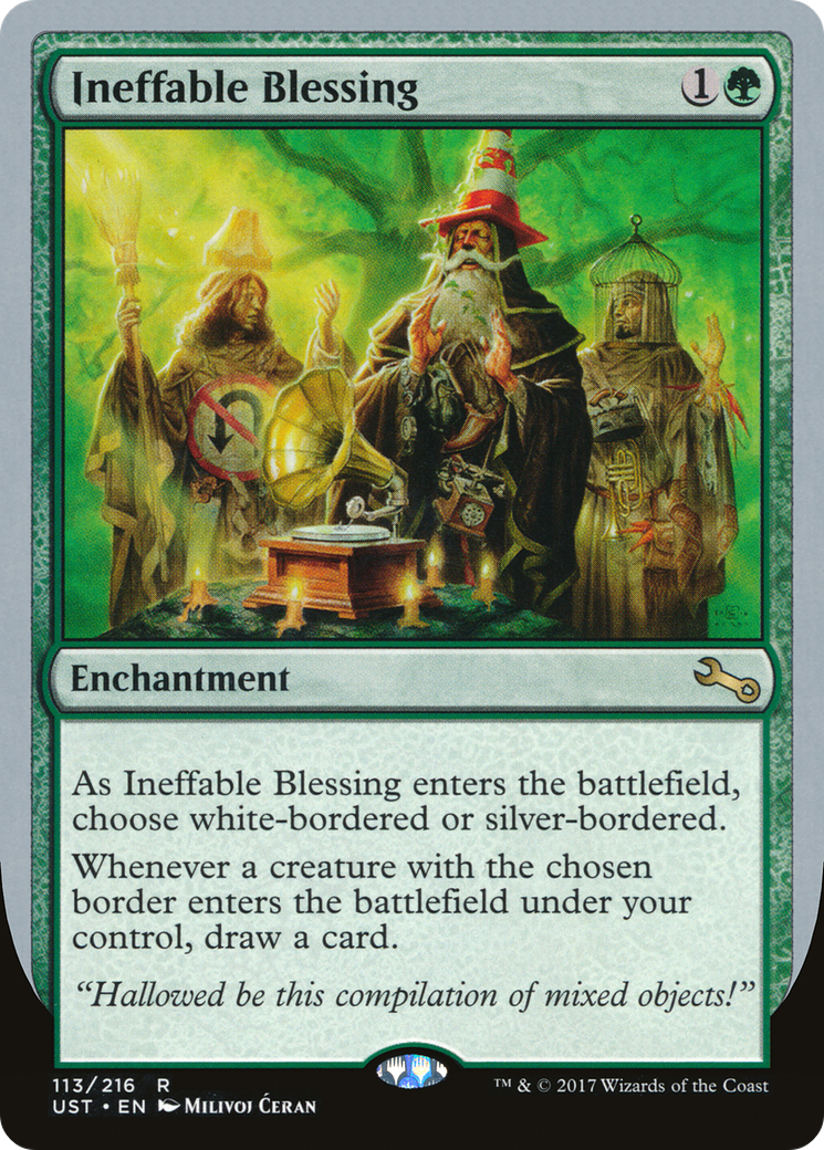 Ineffable Blessing (White-Bordered or Silver-Bordered) - Foil