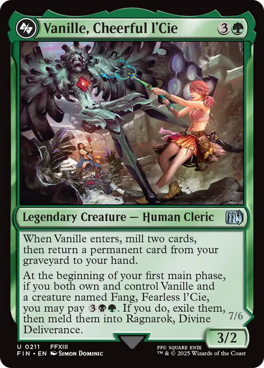 Vanille, Cheerful l'Cie // Ragnarok, Divine Deliverance - Foil
