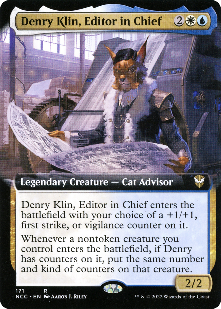 Denry Klin, Editor in Chief (171) (Extended Art)