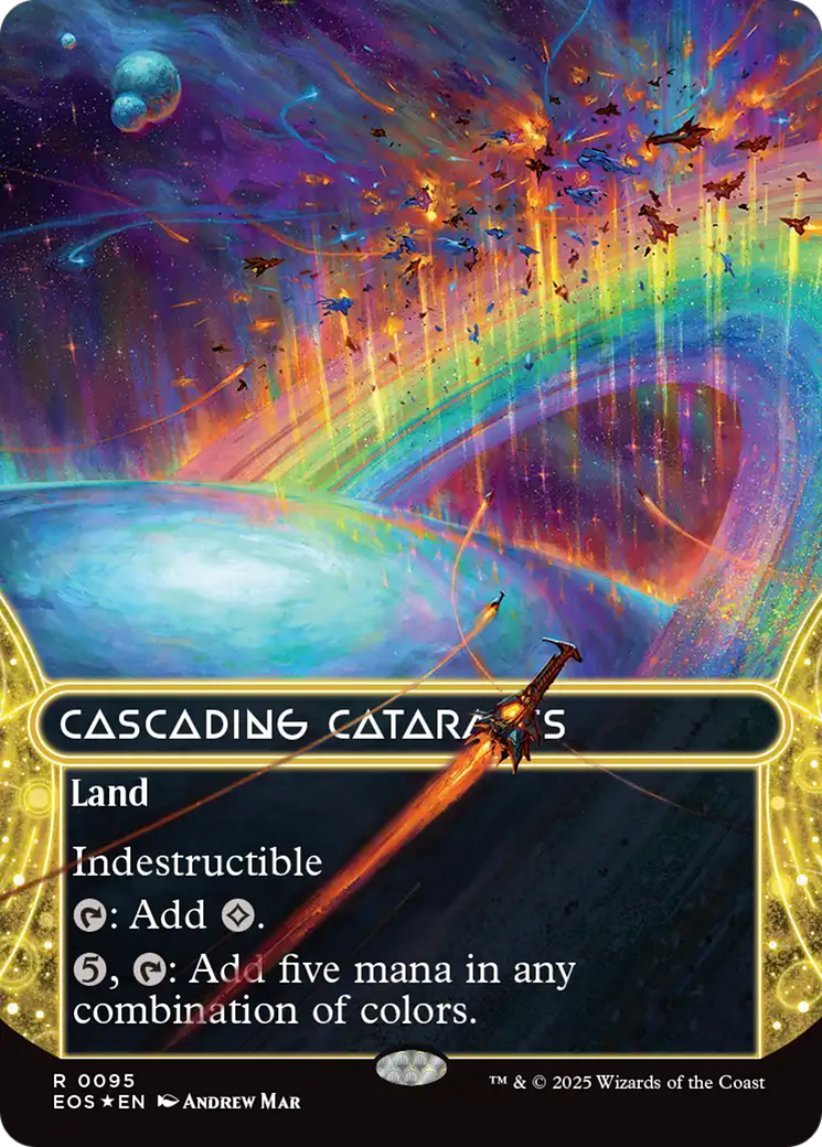 Cascading Cataracts (0095) (Borderless) - Galaxy Foil