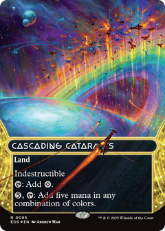 Cascading Cataracts (0095) (Borderless) - Galaxy Foil
