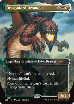 Dragonlord Dromoka (1971) (Borderless) (Reversible) (SLD) - Foil