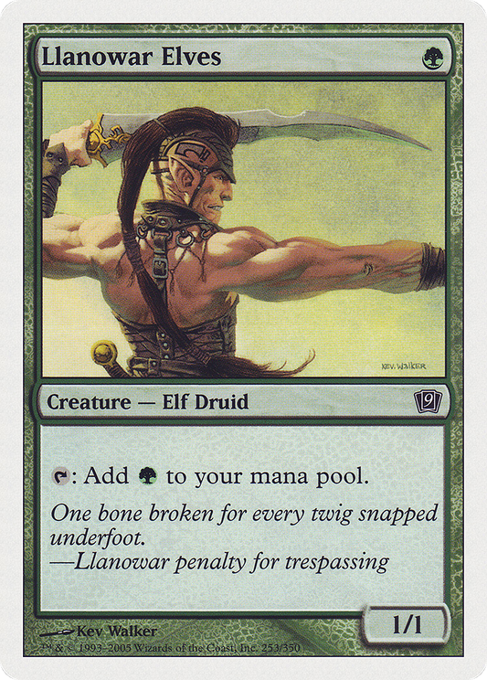 Llanowar Elves (9th Edition) (Oversized) (Box Topper Promo) (O9TH)