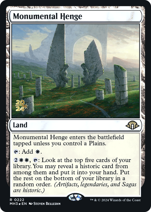 Monumental Henge (0222) (Prerelease) - Foil