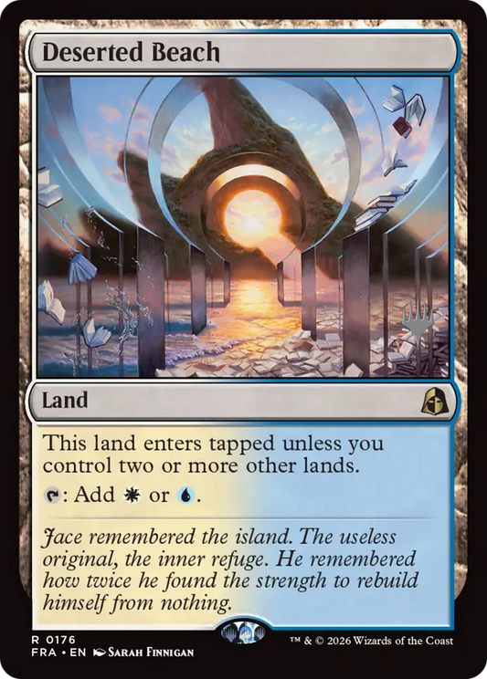 Deserted Beach (0176) (Promo Pack) (PFRA) - Foil