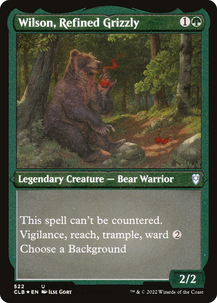 Wilson, Refined Grizzly - Foil Etched