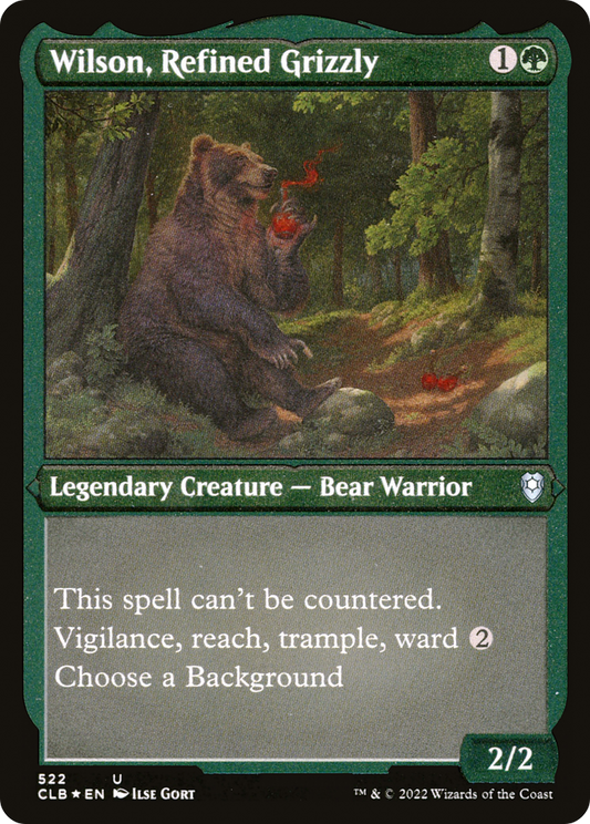 Wilson, Refined Grizzly - Foil Etched