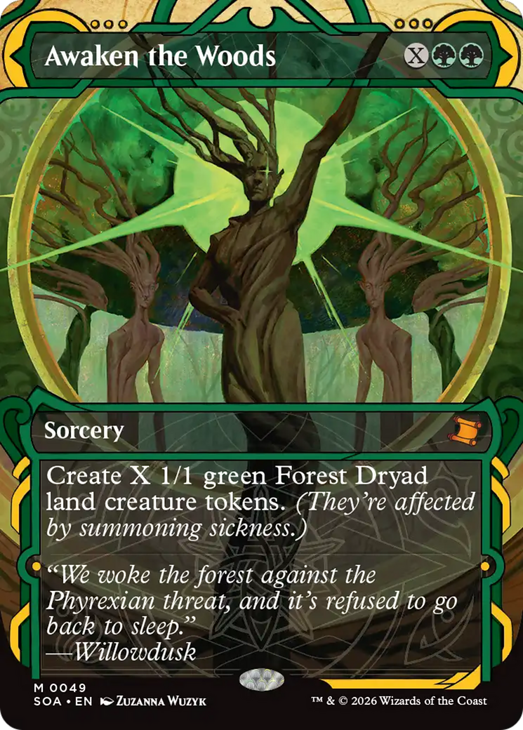 Awaken the Woods (0049) (Showcase) (SOA) - Foil
