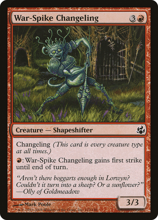 War-Spike Changeling - Foil