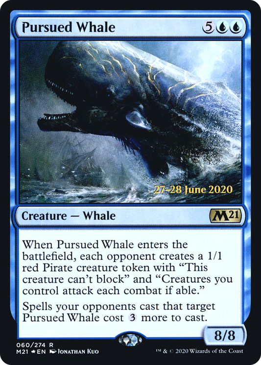 Pursued Whale (060) (Prerelease) - Foil