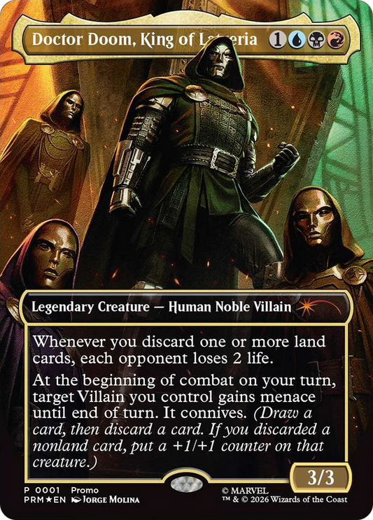 Doctor Doom, King of Latveria (0001) (Extended Art) (Promo) (PMEI) - Foil