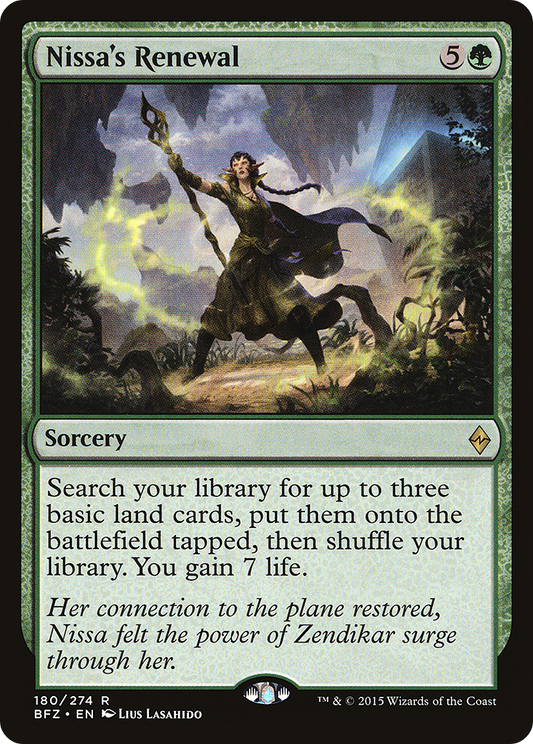 Nissa's Renewal - Foil