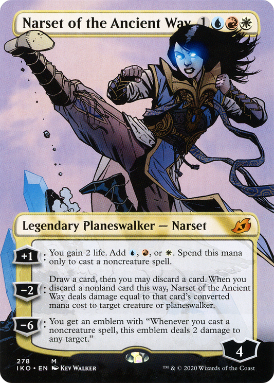 Narset of the Ancient Way (278) (Borderless) - Foil