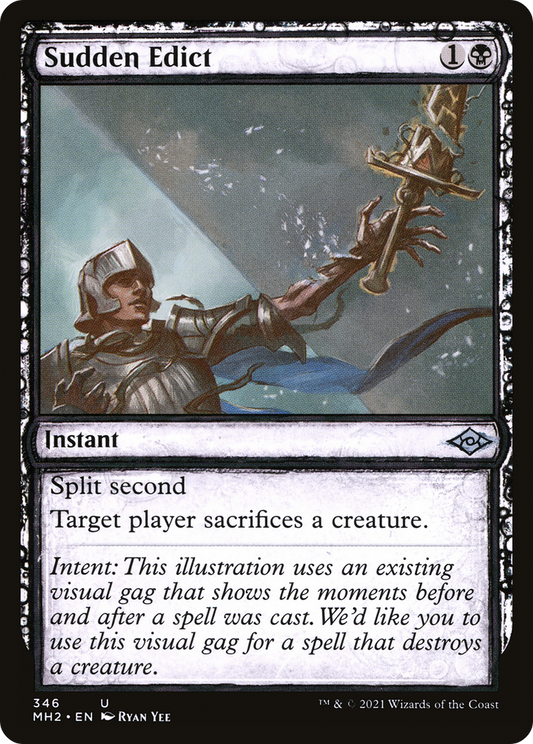 Sudden Edict (346) (Showcase) - Foil
