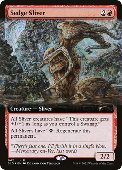 Sedge Sliver (642) (Extended Art) - Foil