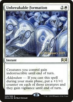 Unbreakable Formation (029) (Prerelease) - Foil