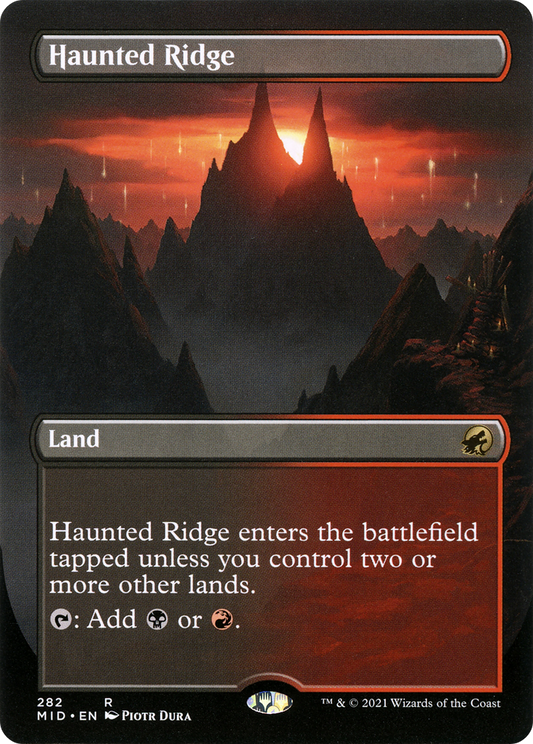 Haunted Ridge (282) (Borderless) - Foil