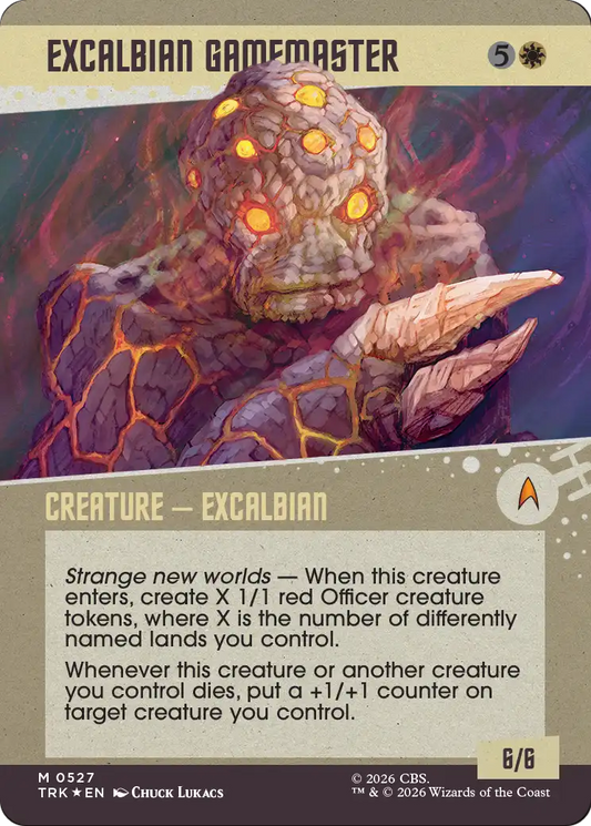 Excalbian Gamemaster (0527) (Showcase) (TRK) - Surge Foil